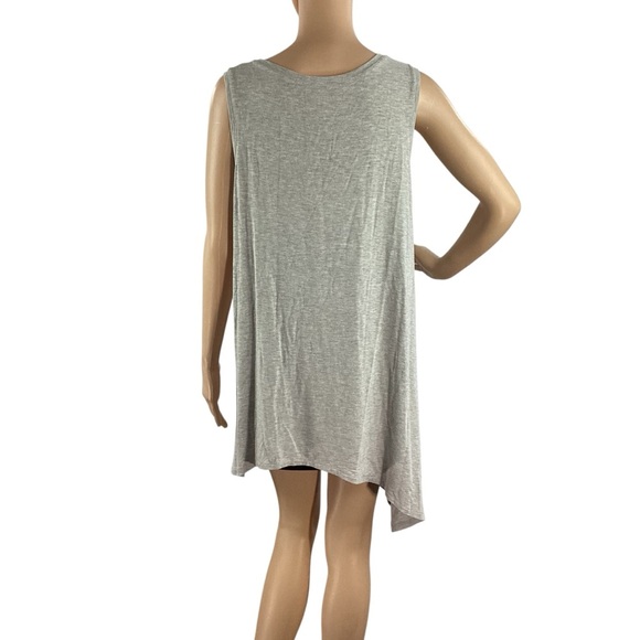 Eileen Fisher Gray Viscose Swing Tunic Tank Top Medium - Picture 5 of 7